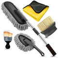 Car Dust Collector Retractable Handle Microfiber