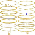 A Variety Of Combination Anklets