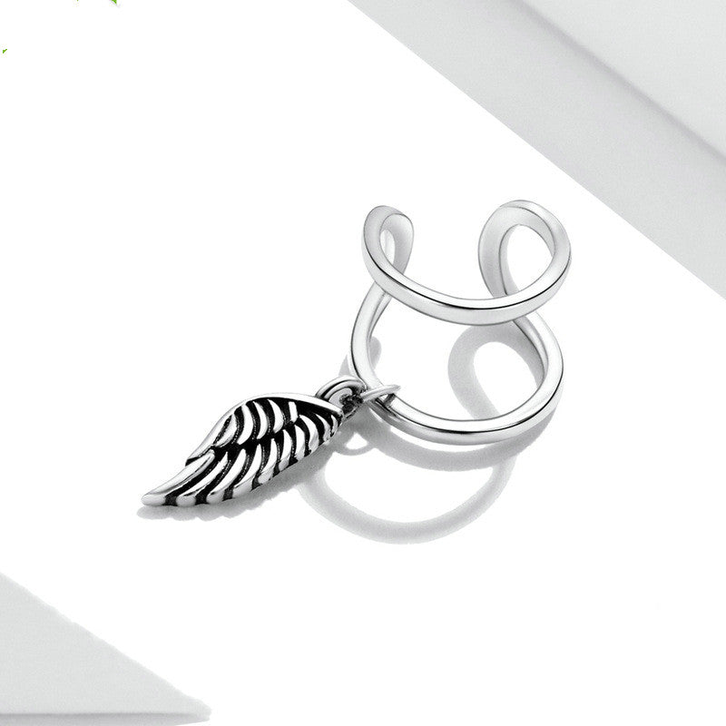 Angel Wings Single Ear Cuff