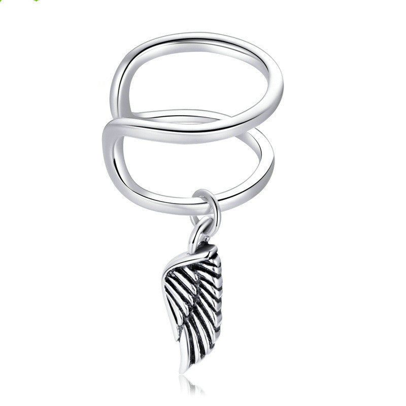 Angel Wings Single Ear Cuff