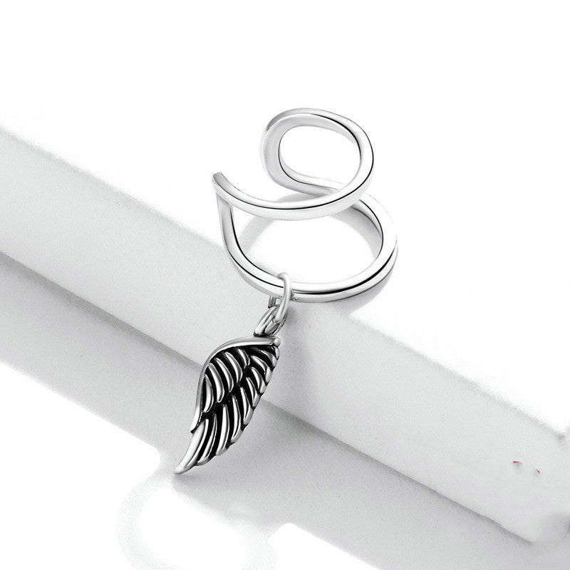Angel Wings Single Ear Cuff